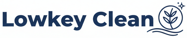 Lowkey Clean logo on a white background