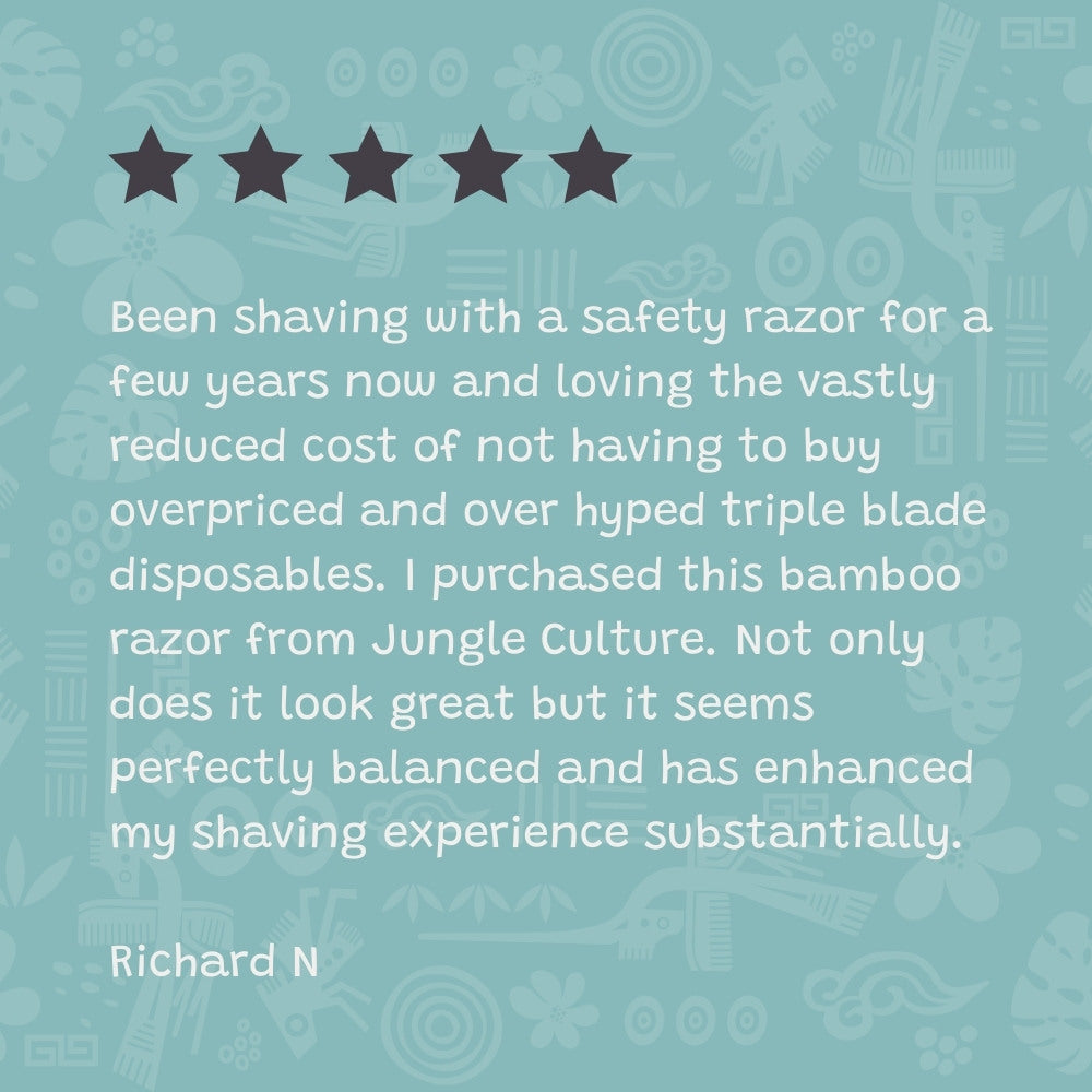 Lowkey Clean™ Bamboo Safety Razor – Reusable Bamboo Razor-6