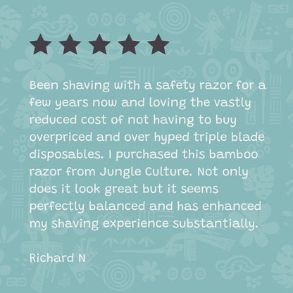Lowkey Clean™ Bamboo Safety Razor – Reusable Bamboo Razor-6