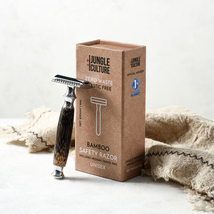 Lowkey Clean™ Bamboo Safety Razor – Reusable Bamboo Razor-7